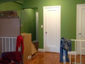 Foyer painting after